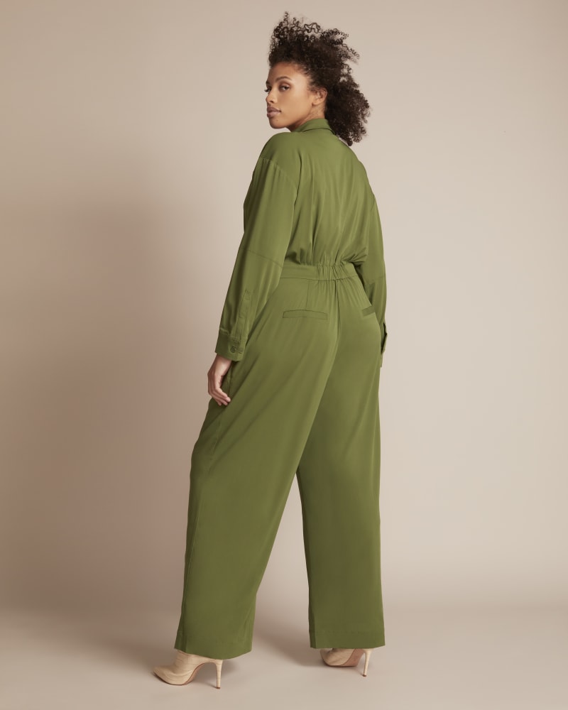 Plus-Size Sheila Jumpsuit | Forest Green
